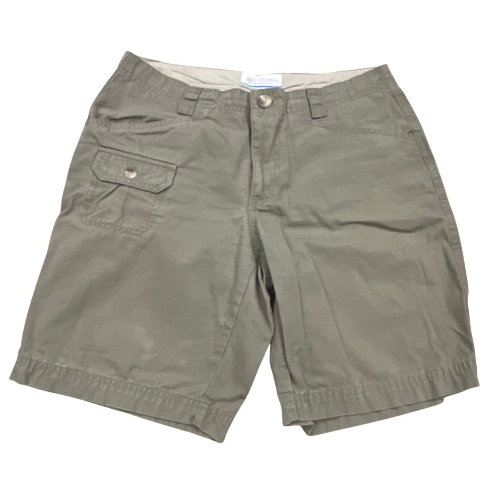 Columbia women's Olive Green Cotton Cargo Shorts Size 6